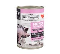 WIEJSKA ZAGRODA Aliment humide mono-protéique à base de porc pour chats 400 g