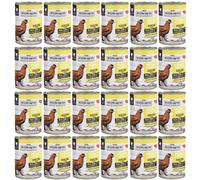 WIEJSKA ZAGRODA Aliment humide monoprotéique au poulet pour chats, 24 x 400 g