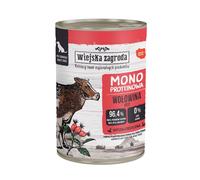 WIEJSKA ZAGRODA Aliment humide pour chiens à base de bœuf (monoprotéique) 6 x 400 g