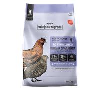Wiejska Zagroda - Croquettes pour chat stérilisé au poulet et à la caille (adulte) 3 kg