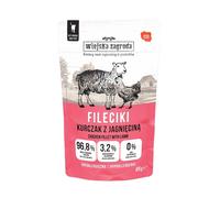 WIEJSKA ZAGRODA Filets de poulet et d'agneau - nourriture humide pour chat 85 g