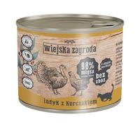WIEJSKA ZAGRODA Kitten Dinde et poulet 200 g pour les chatons