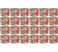WIEJSKA ZAGRODA Lapin avec veau nourriture humide pour chatons 24x200 g