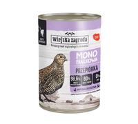 WIEJSKA ZAGRODA Monoprotéine Caille Aliment humide pour chats 400 g
