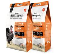 WIEJSKA ZAGRODA Monoprotéine Dinde - Croquettes pour chiens S/M 2×2 kg