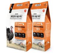 WIEJSKA ZAGRODA Monoprotéine Dinde - Croquettes pour chiens S/M 2×6 kg
