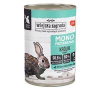 WIEJSKA ZAGRODA Monoprotéine Lapin nourriture humide pour chatons 400 g