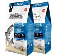 WIEJSKA ZAGRODA Monoprotéine Saumon - Croquettes pour chiens S/M 6 kg
