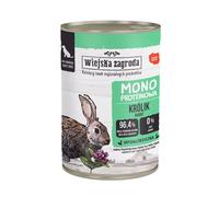 WIEJSKA ZAGRODA - Monoprotéinée Lapin - Nourriture humide pour chiens 400 g