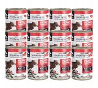 Wiejska Zagroda Nourriture humide monoprotéinée pour chiens au bœuf 12x400g