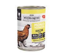 WIEJSKA ZAGRODA Poulet, aliment humide mono-protéique pour chats, 400 g