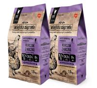 WIEJSKA ZAGRODA Poulet et canard 2 x 1,6 kg