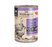 WIEJSKA ZAGRODA Poulet et canard 400 g nourriture humide pour chats adultes