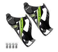 Wiel - Lot de deux porte-gourdes ultralégers en fibres de carbone pour vélo, 26 g