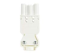 Wieland 92.931.3053.0 connecteur GST18/3 femelle Vis plat, blanc