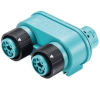 Wieland Electric 46.050.1253.6 Répartiteur pour connecteur rond Nombre total de pôles: 4 + PE Série (connecteur rond): RST® MINI 1 pc(s)