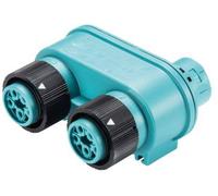 Wieland 46.050.1253.6 Répartiteur pour connecteur rond Nombre total de pôles: 4 + PE Série (conne