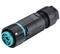 Wieland Electric 46.051.4553.6 Cosse cylindrique mâle femelle, droit Nombre total de pôles: 4 + PE Série (connecteur rond): RST® MINI 1 pc(s)