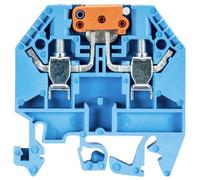 Wieland Electric 57.504.2055.6 Bloc de jonction à couteau de sectionnement raccord à vis bleu 100 pc(s)