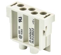 Wieland Electric 78.013.0553.0 Insert de module Nombre total de pôles 5 10 pc(s)