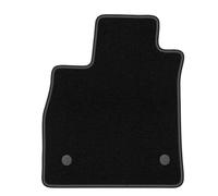 Wielganizator Basic Tapis conducteur en Moquette Compatible avec Renault Talisman berline, grandtour, Break Depuis 2015-1 pièce, Noir