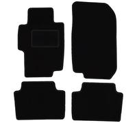 Wielganizator Carlux Lot de 4 Tapis de Sol en Velours Noir pour Honda Accord VII Sedan, Break, Tourer, Type S 2002-2008