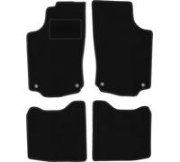 Wielganizator Carlux Lot de 4 Tapis de Sol en Velours Noir pour Opel Combo C Break 2001-2011