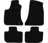 Wielganizator Carlux Lot de 4 Tapis de Sol en Velours pour Chrysler 300C Berline Break Touring 2004-2010 Noir