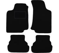 Wielganizator Carlux Lot de 4 Tapis de Sol en Velours pour Volkswagen Golf III Cabriolet Hatchback Break 1993-2002 Noir