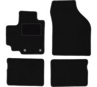 Wielganizator Carlux Lot de 4 Tapis en Velours Noir pour Suzuki Celerio Hatchback 2014
