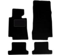 Wielganizator Carlux Lot de 4 Tapis en Velours pour BMW 8 E31 Coupé 1988-1999 Noir