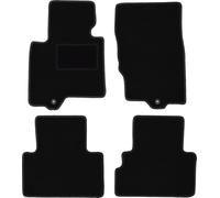 Wielganizator Carlux Lot de 4 Tapis en Velours pour Infiniti FX II SUV 2008-2017 Noir