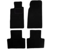 Wielganizator Carlux Lot de 4 Tapis en Velours pour Jaguar XJ6 X300 Sedan 1994-1997 Noir