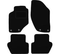 Wielganizator Carlux Lot de 4 Tapis en Velours pour Volvo 850 Break Sedan 1991-1996 Noir