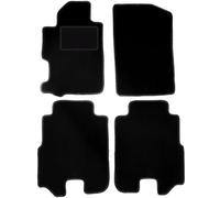 Wielganizator Carlux Lot de 6 Tapis en Velours pour Honda FR-V Minivan 2004-2009 Noir