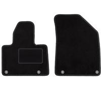 Wielganizator Lot de 2 Tapis Auto, Tapis de Voiture en Velours pour Protection Tapis de Sol Voiture Citroën C5 III X7 Liftback, Berline, Break, Tourer (2008-2017) Noir