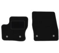Wielganizator Lot de 2 Tapis de Sol en Velours pour Ford Transit Connect FL (2017) Noir