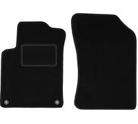 Wielganizator Lot de 2 Tapis de Voiture en Velours pour Citroën DS3 Hatchback (2009-2016) Noir