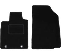 Wielganizator Lot de 2 Tapis de Voiture en Velours pour Dacia Logan Kombi, Berline (2004-2012) Noir