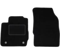 Wielganizator Lot de 2 Tapis de Voiture en Velours pour Ford Fiesta MK7 Hatchback (2011-2017) Noir