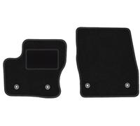 Wielganizator Lot de 2 Tapis de Voiture en Velours pour Ford Transit Connect FL (2017) Noir
