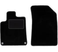 Wielganizator Lot de 2 Tapis de Voiture en Velours sur Mesure pour Citroën C5 I Break Berline (2001-2008) Noir