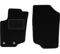 Wielganizator Lot de 2 Tapis de Voiture en Velours sur Mesure pour Peugeot 207 SW, Break, Hatchback (2006-2012) Noir