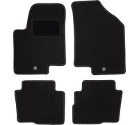Wielganizator Lot de 4 Tapis de Sol en Velours Noir pour Kia Soul I (2009-2013) Crossover - Ajustement Parfait
