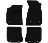 Wielganizator Lot de 4 Tapis de Sol en Velours pour Audi A4 B5 Berline Break Avant (1995-1999) Noir