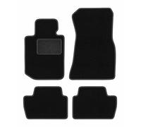 Wielganizator Lot de 4 Tapis de Sol en Velours pour BMW 2 G42 (2021-2022) Coupé - Ajustement Parfait