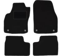 Wielganizator Lot de 4 tapis de sol en velours pour Opel Astra H, berline, Hatchback, Kombi, TwinTop, Cabrio, Coupé (2003-2010) Noir