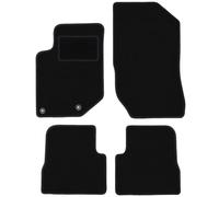 Wielganizator Lot de 4 Tapis de Sol en Velours pour Peugeot 2008 II Hatchback (2019) Noir