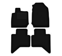 Wielganizator Lot de 4 Tapis de Sol en Velours pour Voiture Isuzu D-Max III Pickup (2019) Noir