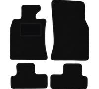 Wielganizator Lot de 4 Tapis de Sol en Velours pour Voiture Mini Cooper R56 Hatchback (2006-2013) Noir